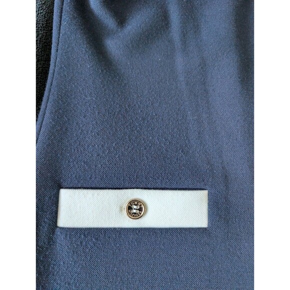 Tommy Hilfiger Preppy Old Money Contrast Trim Nautical Dress Navy White Sz 8 - Picture 13 of 16